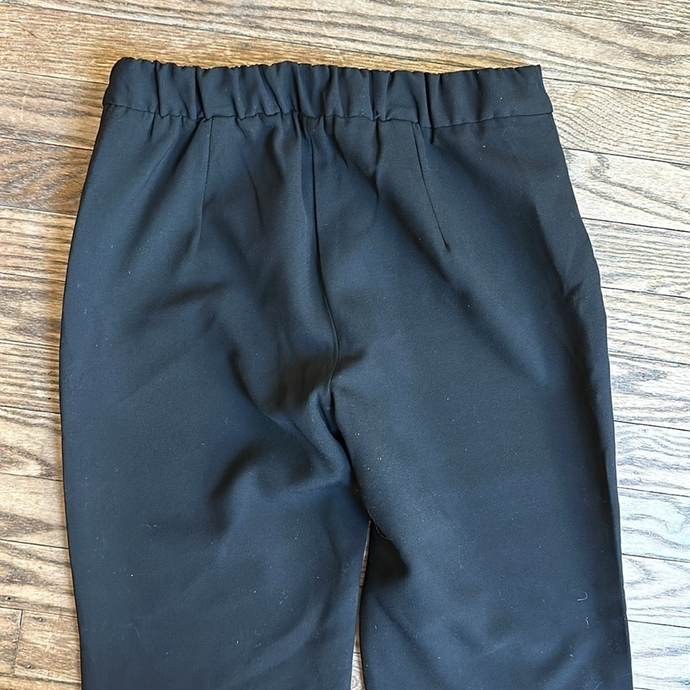 Zara Woman Black Pants Pom Pom Hem size Small EUC - Picture 5 of 6